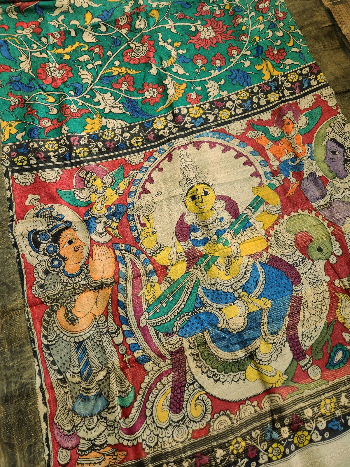 KALAMKARI SILK SAREE