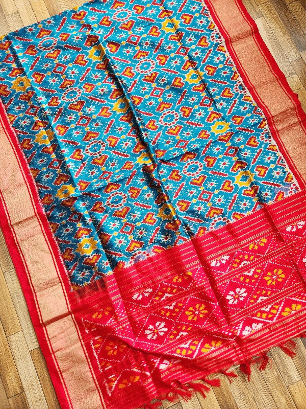ikat dupatta blue dupatta patola silk red dupatta blue dupatta