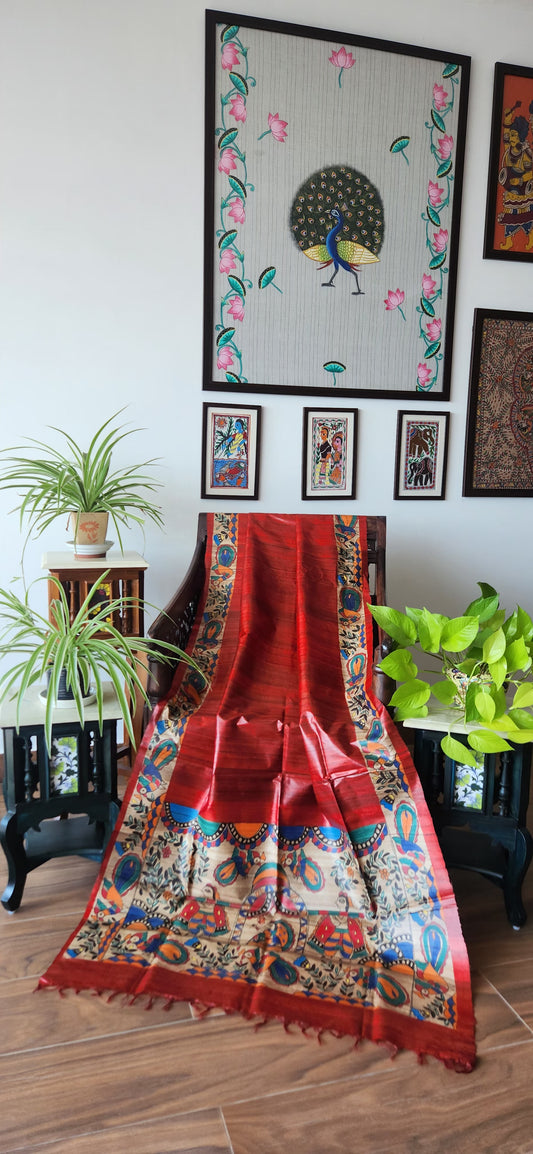 Red dupatta wedding dupatta bride dupatta Indian gifts