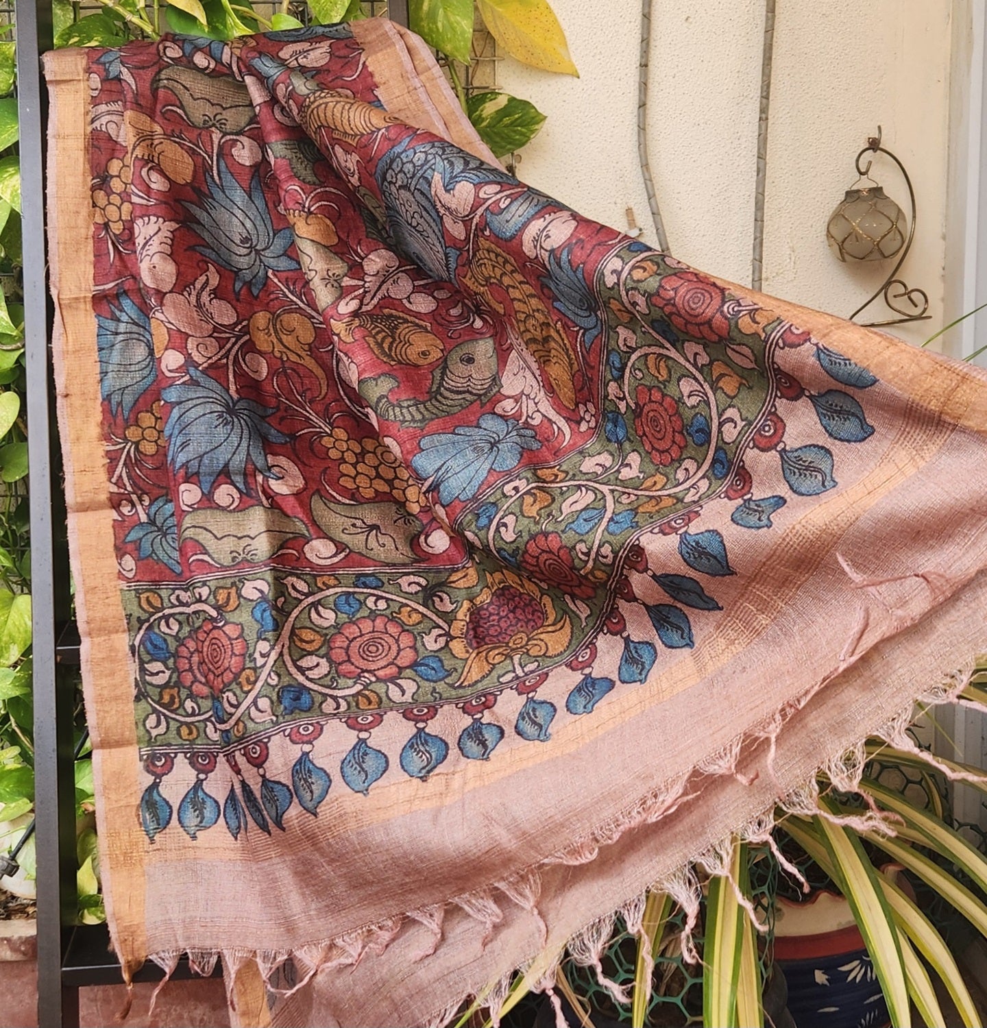 KALAMKARI SILK DUPATTA