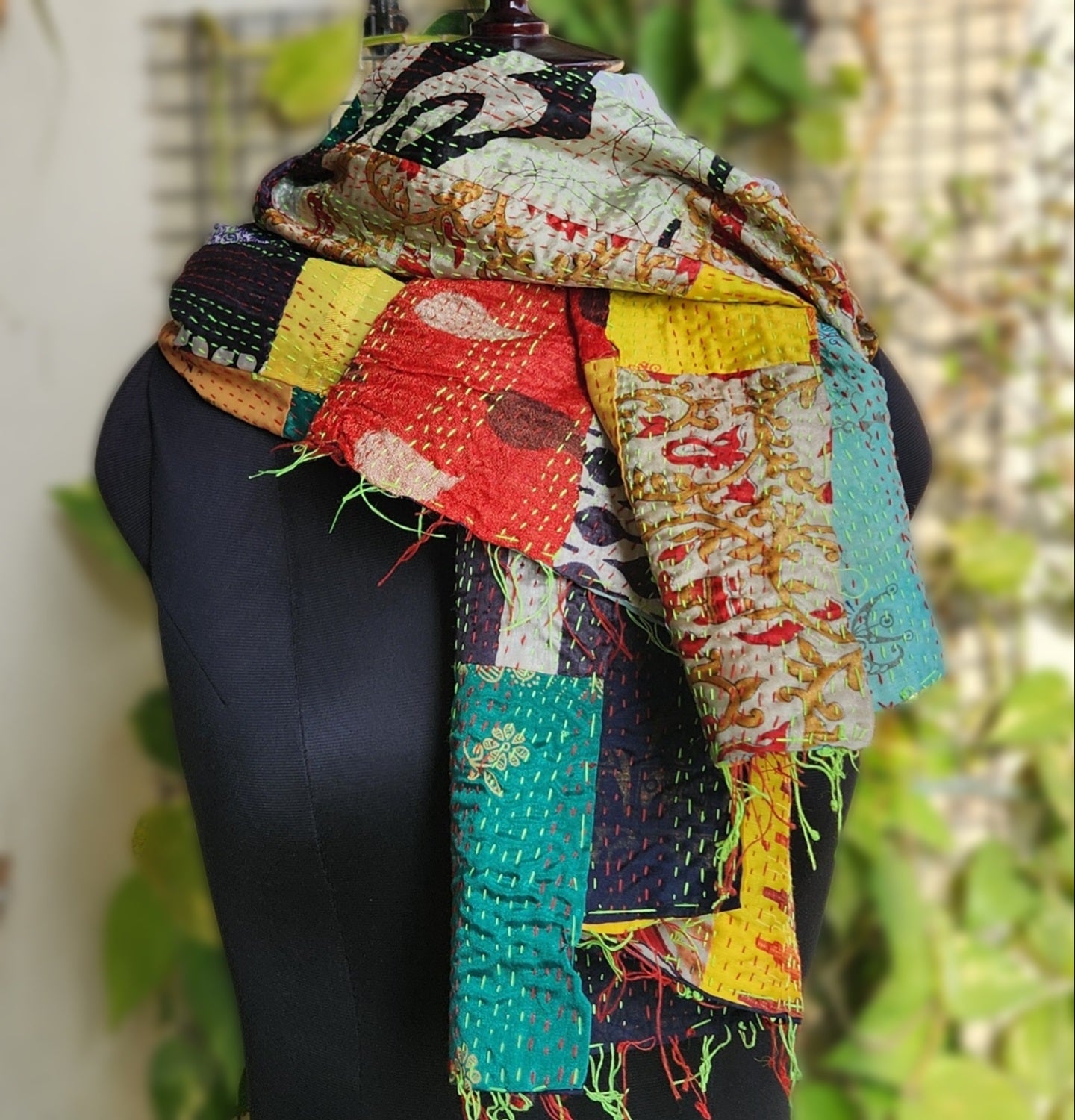 Kantha Stole