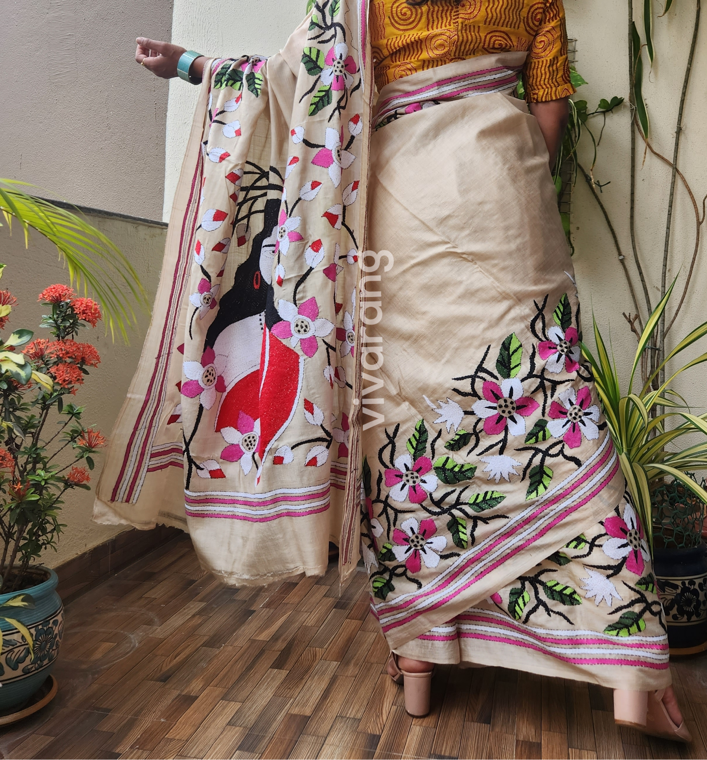 MOTHER NATURE KANTHA SAREE