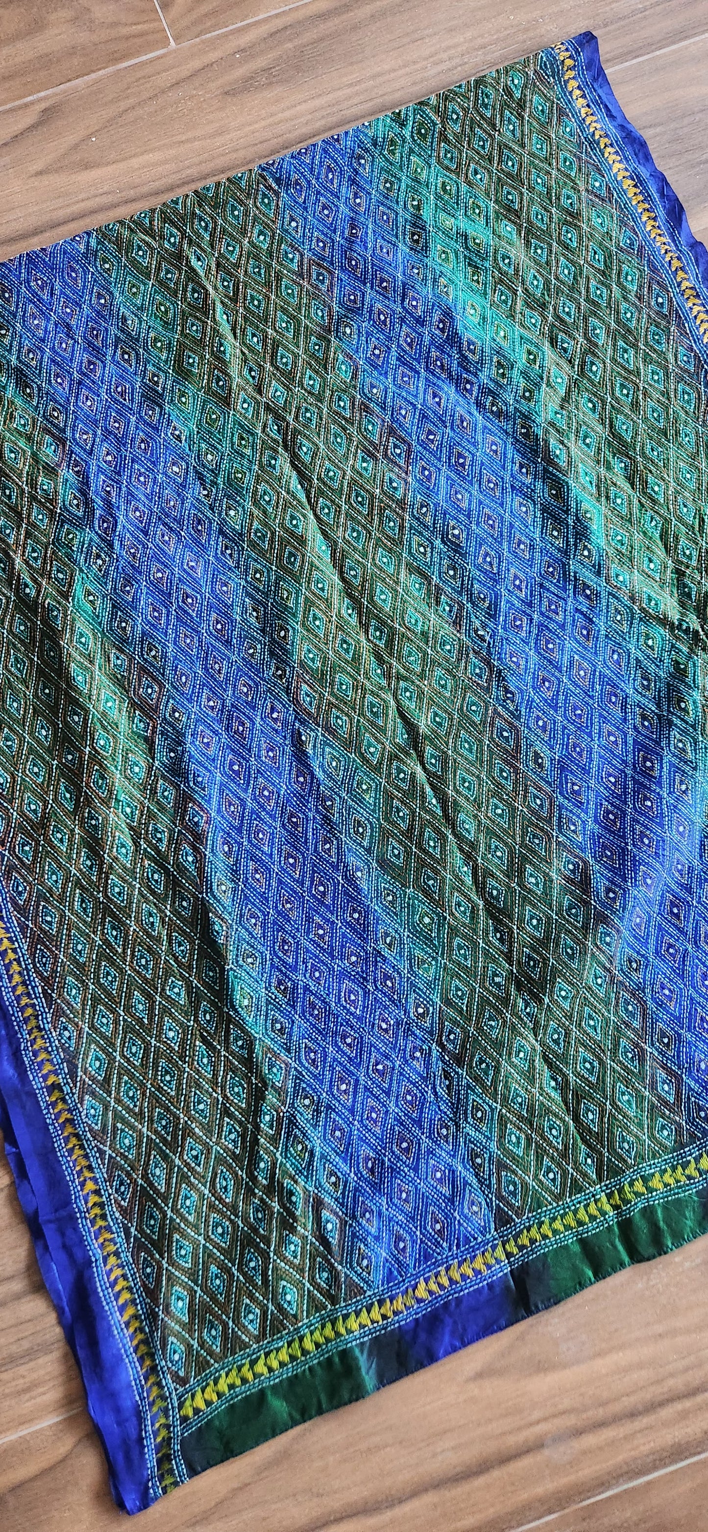 kantha dupatta Green dupatta