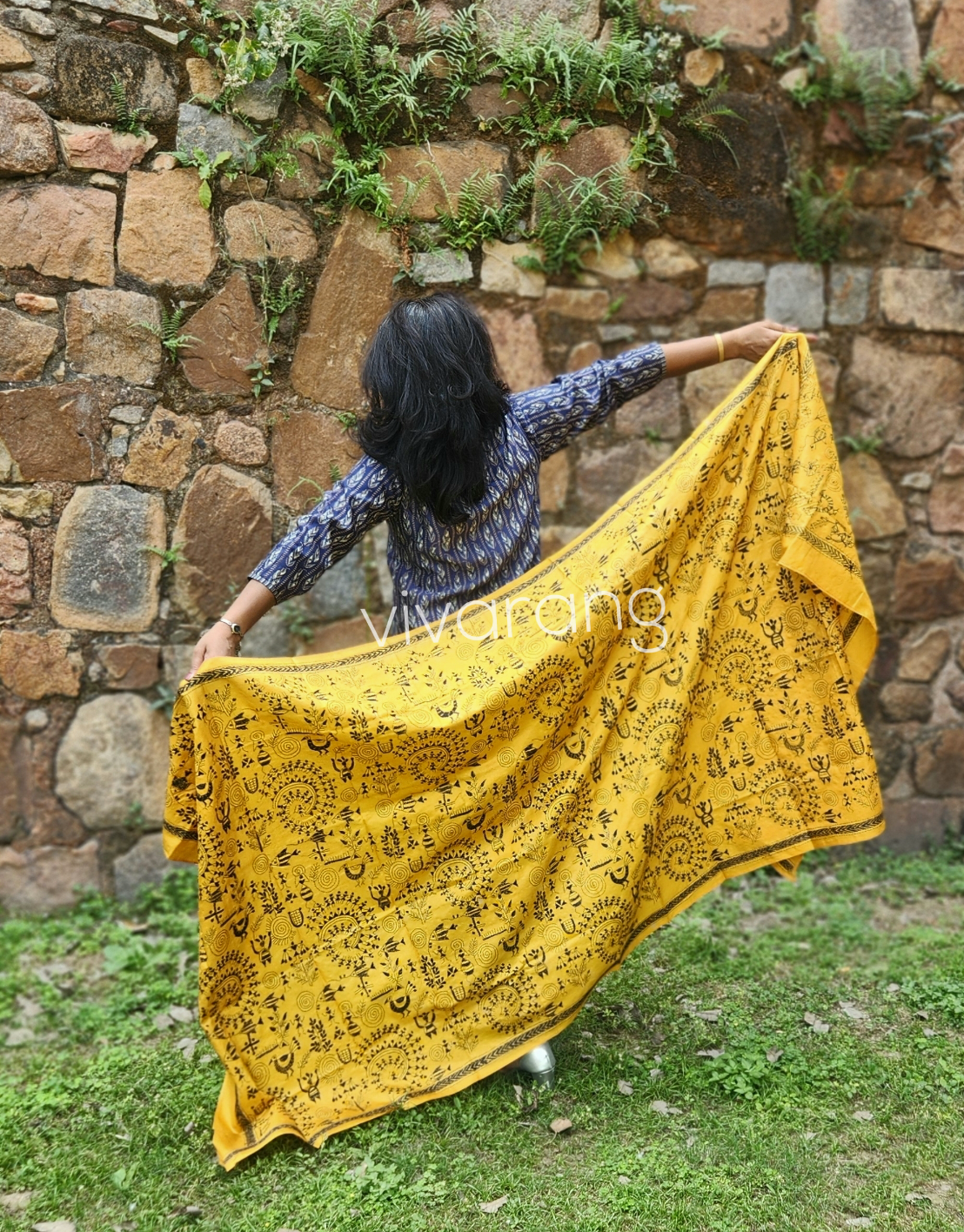 WARLI KANTHA DUPATTA