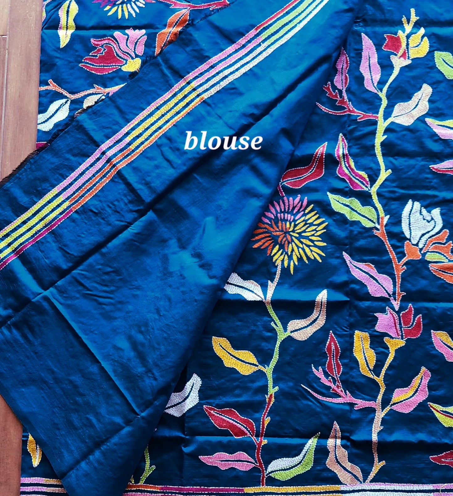 kantha saree she kantha designer saree unique saree handmade saree