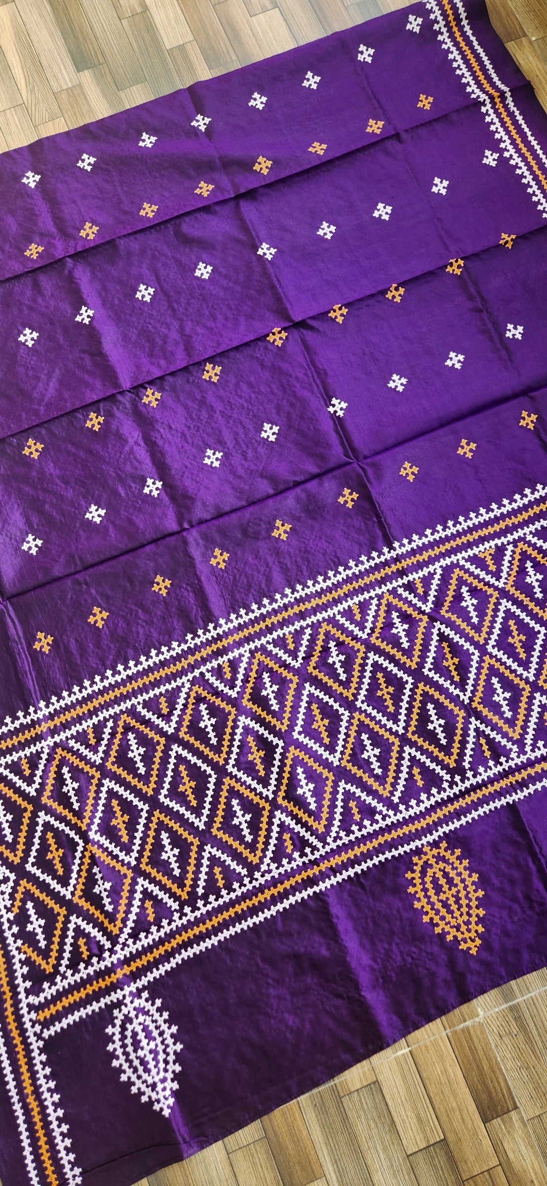 kutchwork dupatta kantha dupatta