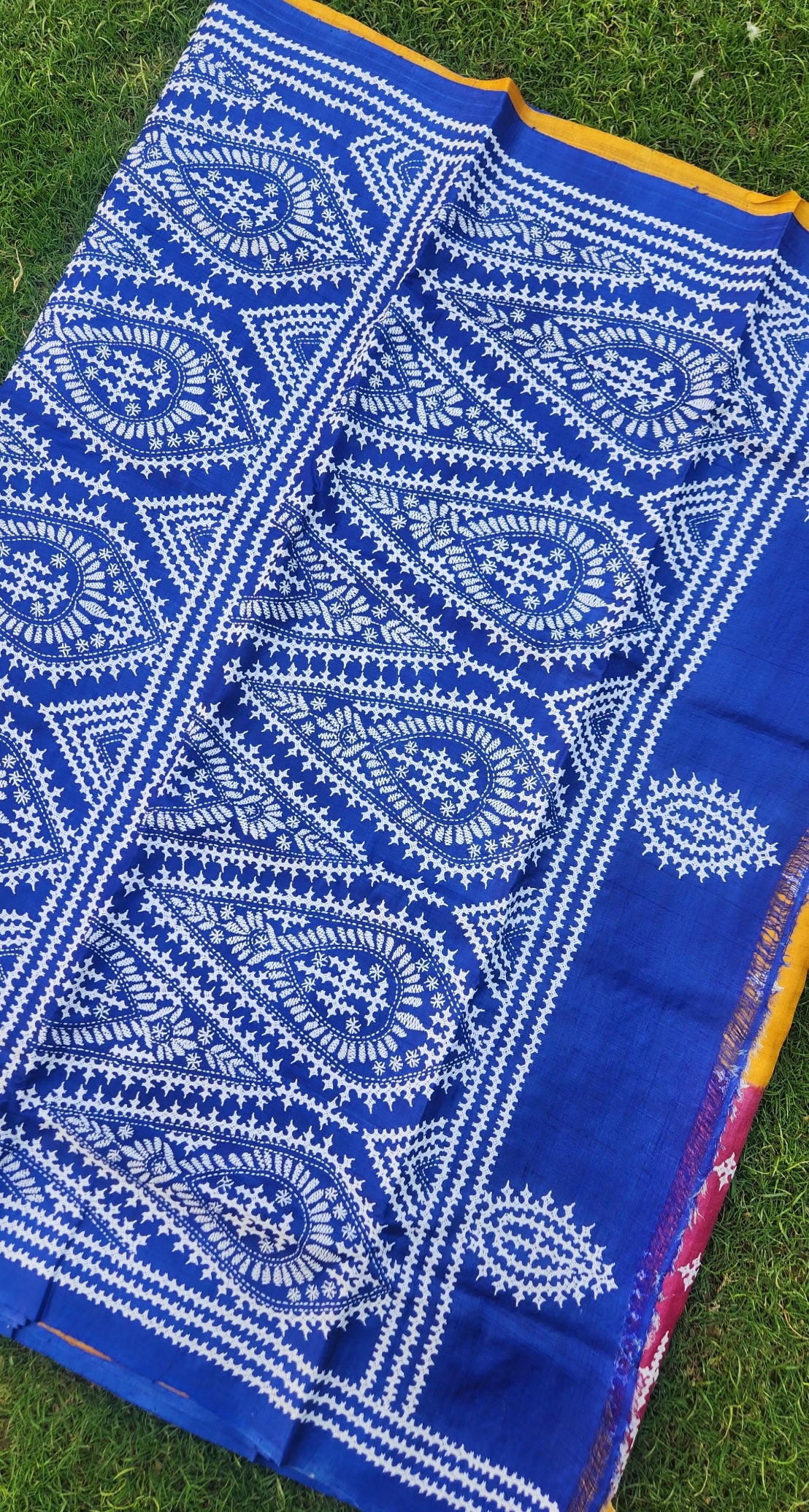 Kutchwork saree