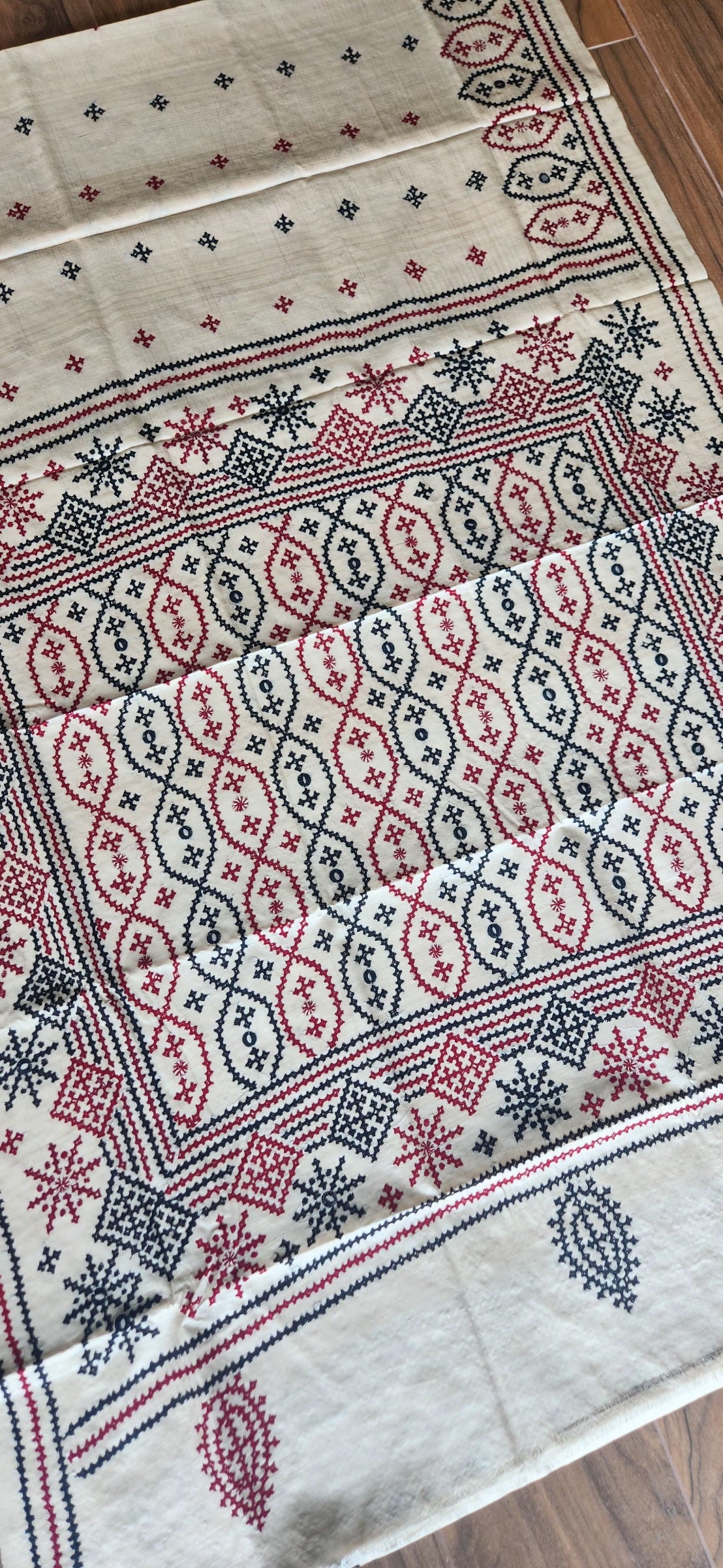 DESIGNER KUTCHWORK SILK SAREE