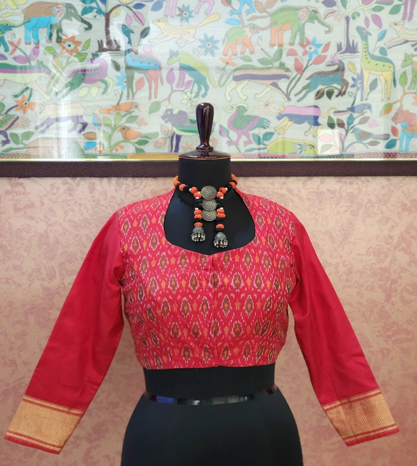 IKKAT FABRIC BLOUSE