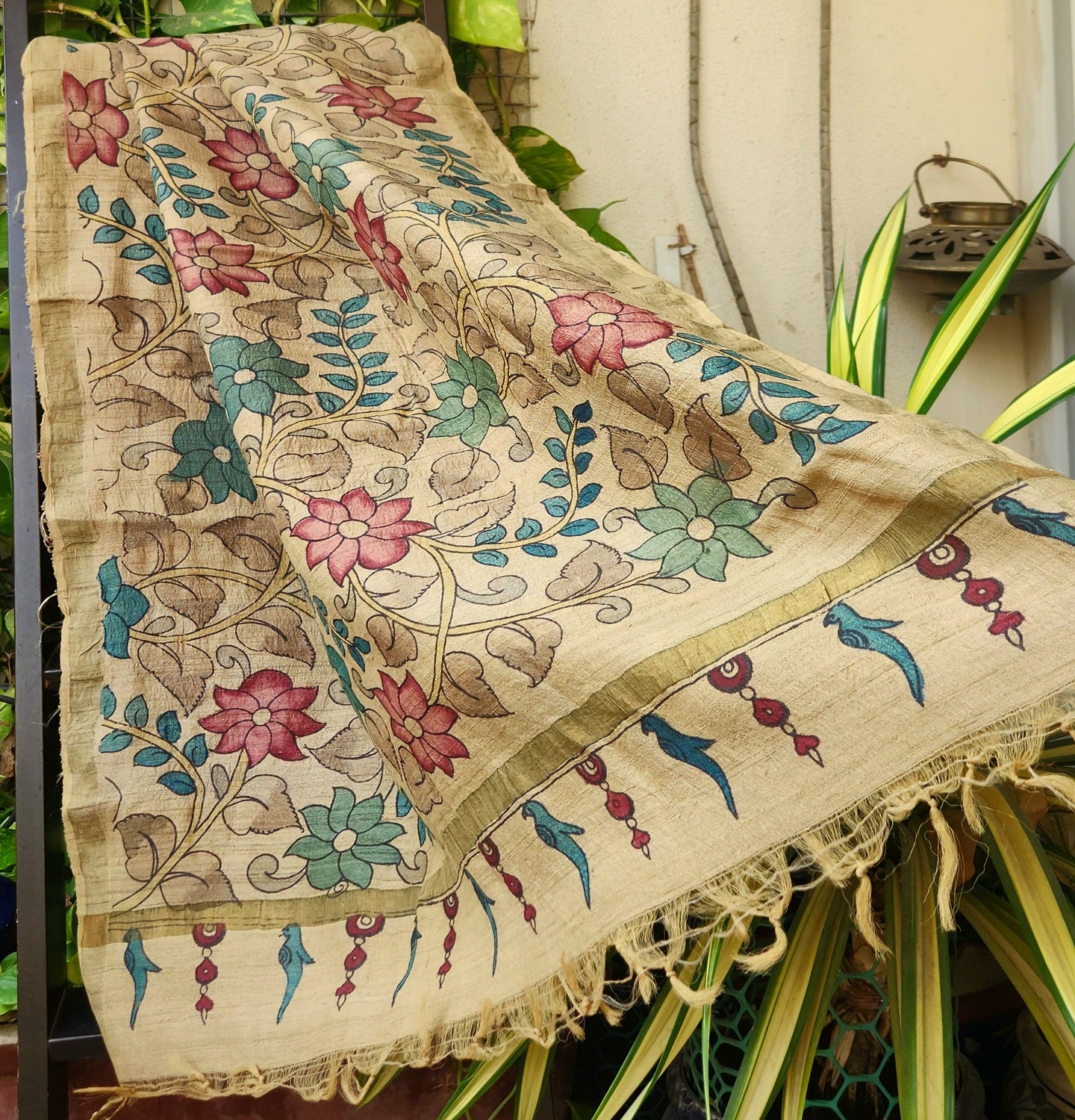 KALAMKARI SILK DUPATTA