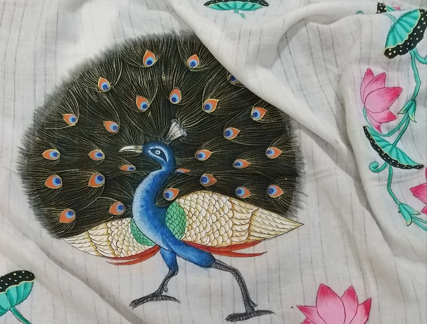 PICHWAI HANDPAINTED DUPATTA