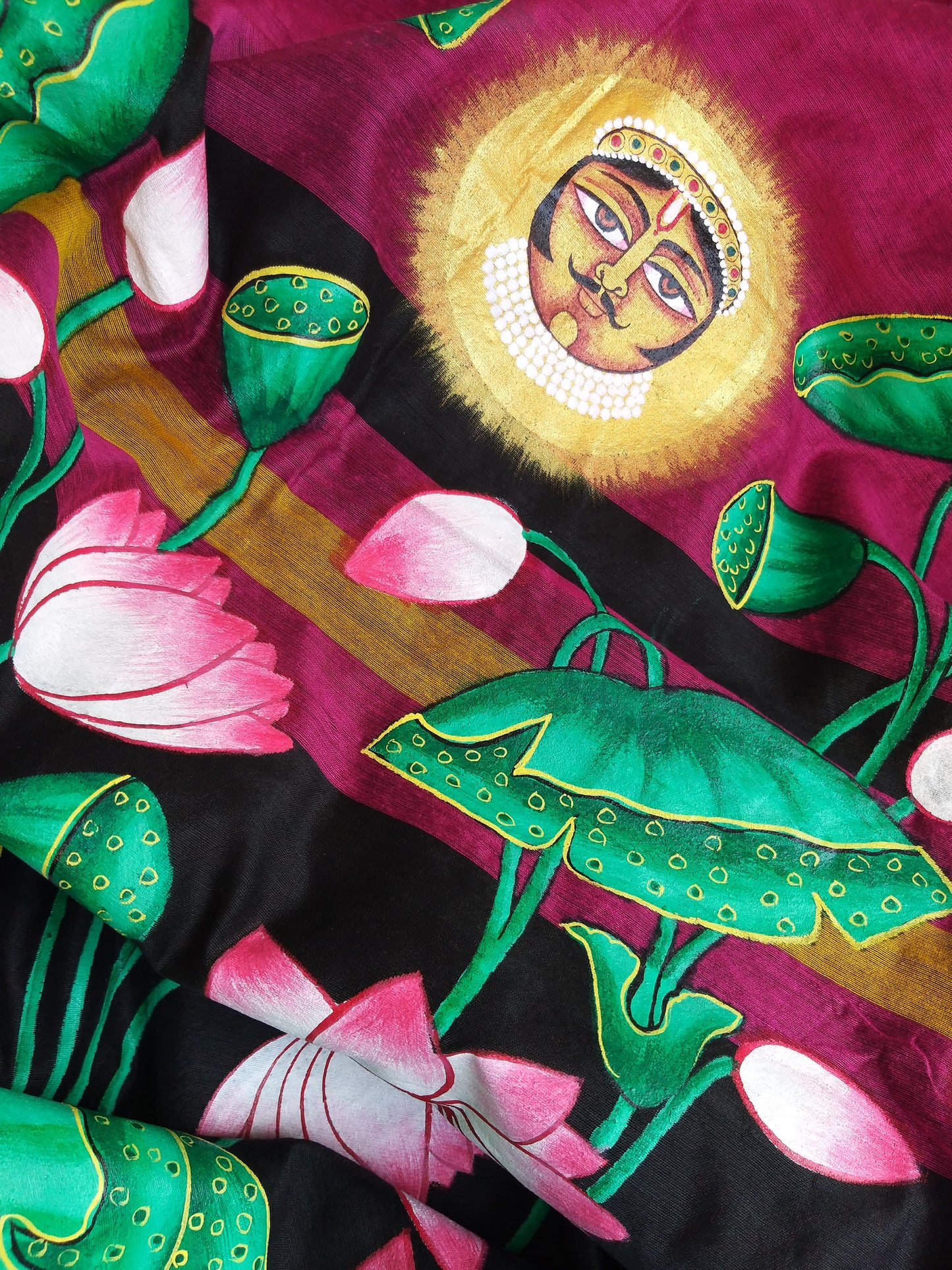 PICHWAI LINEN SAREE
