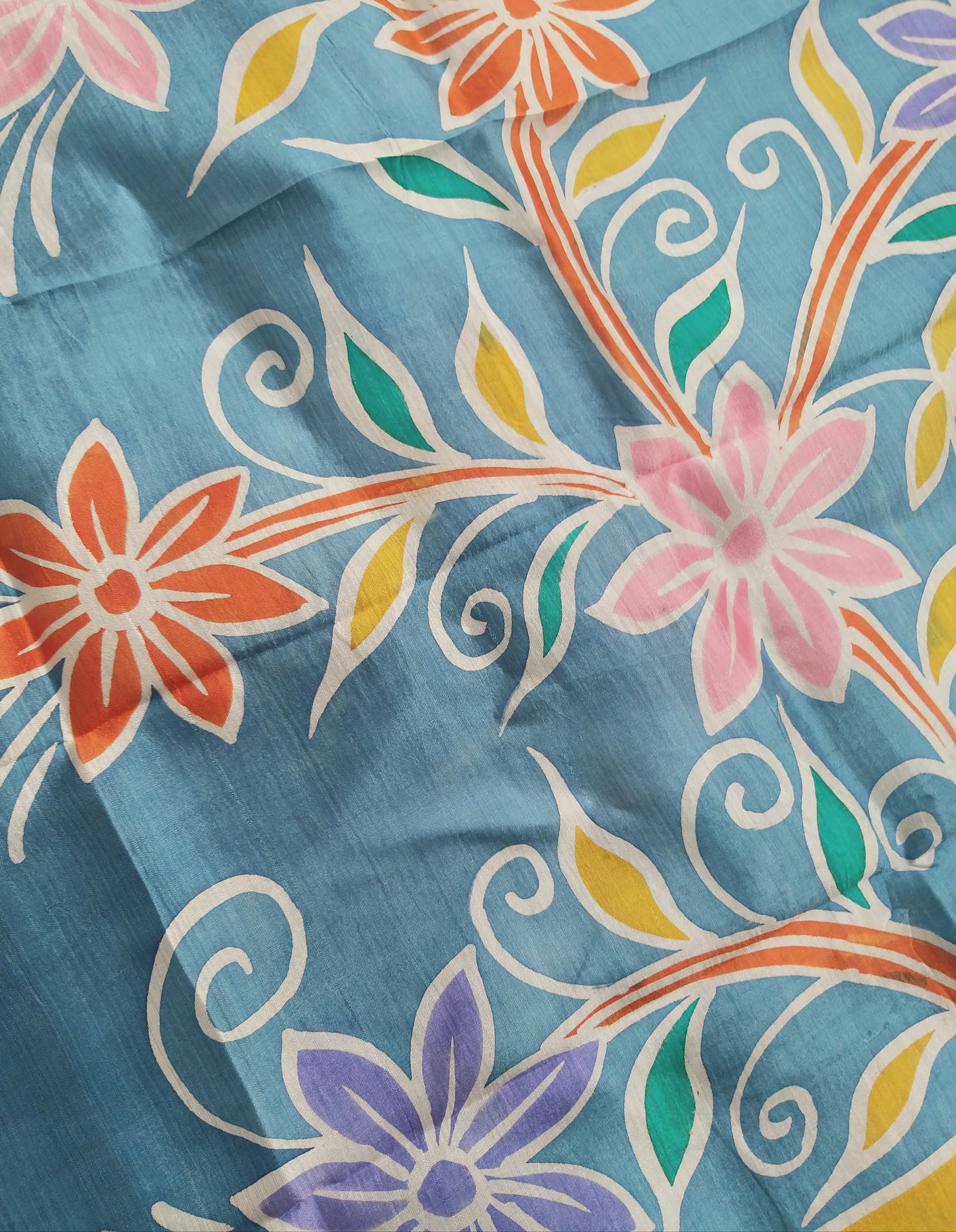 batik suit silksuit wedding shopping dress material blue