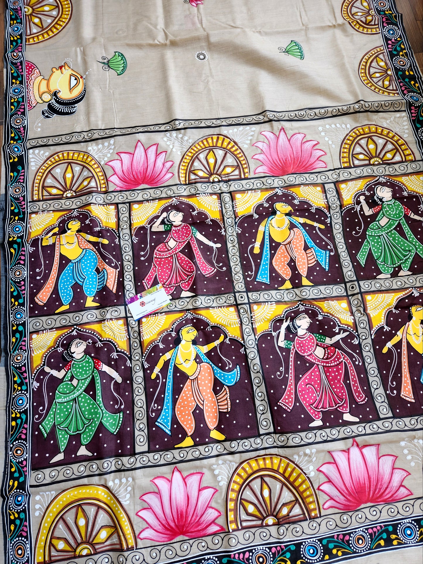 PATTACHITRA HANDPAINTED SAREE