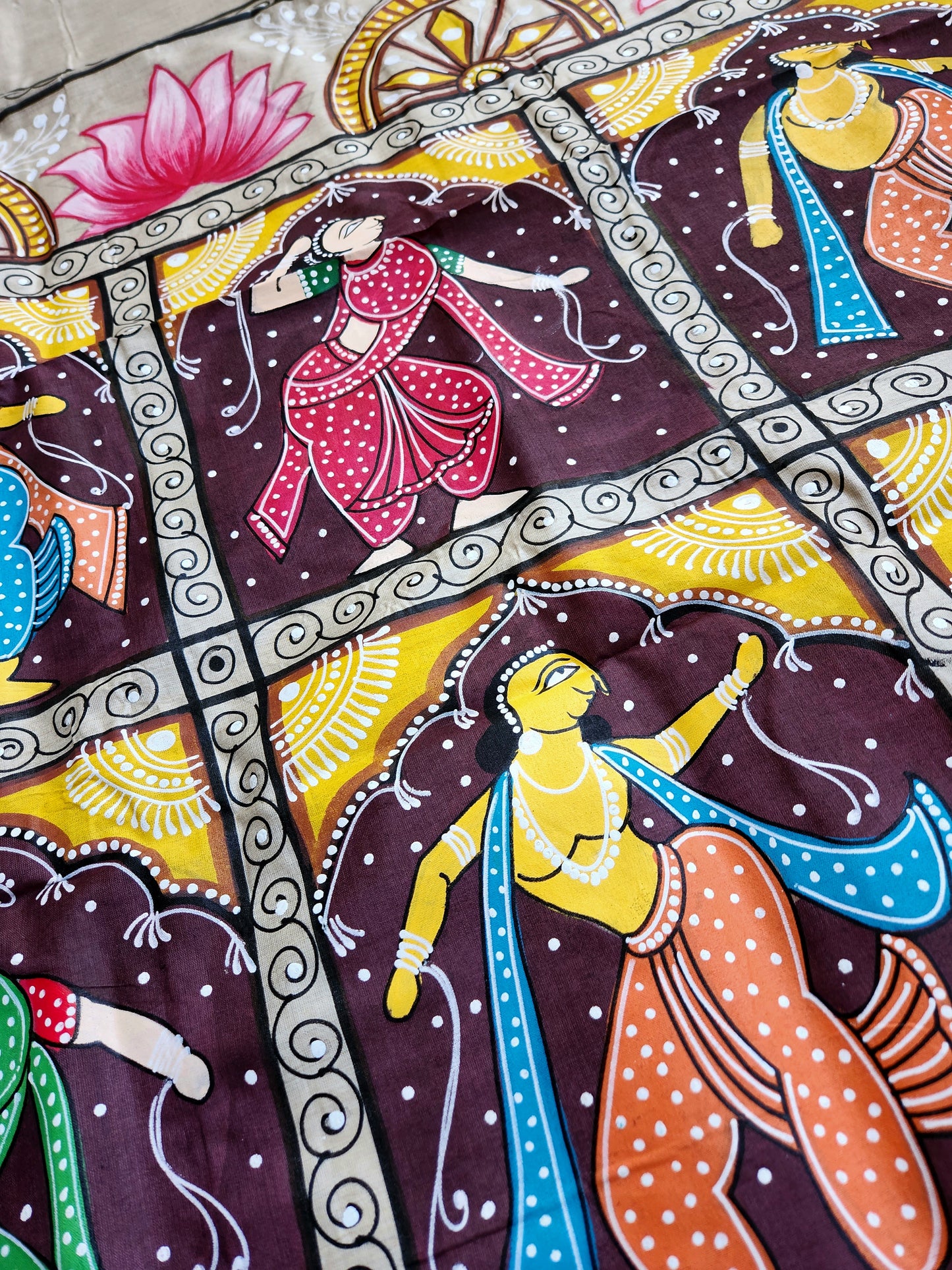 PATTACHITRA HANDPAINTED SAREE
