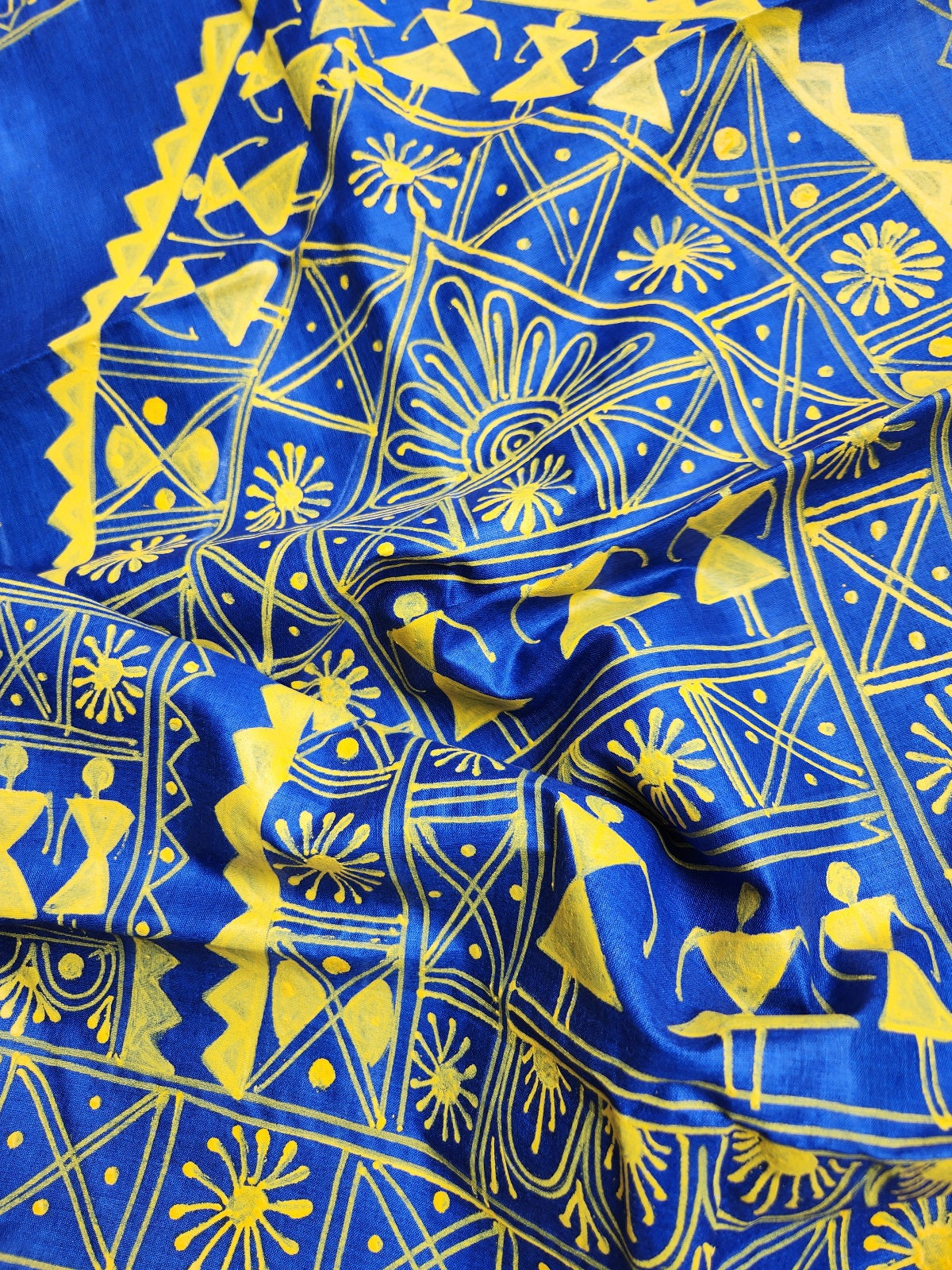 WARLI HANDPAINTED SAREE