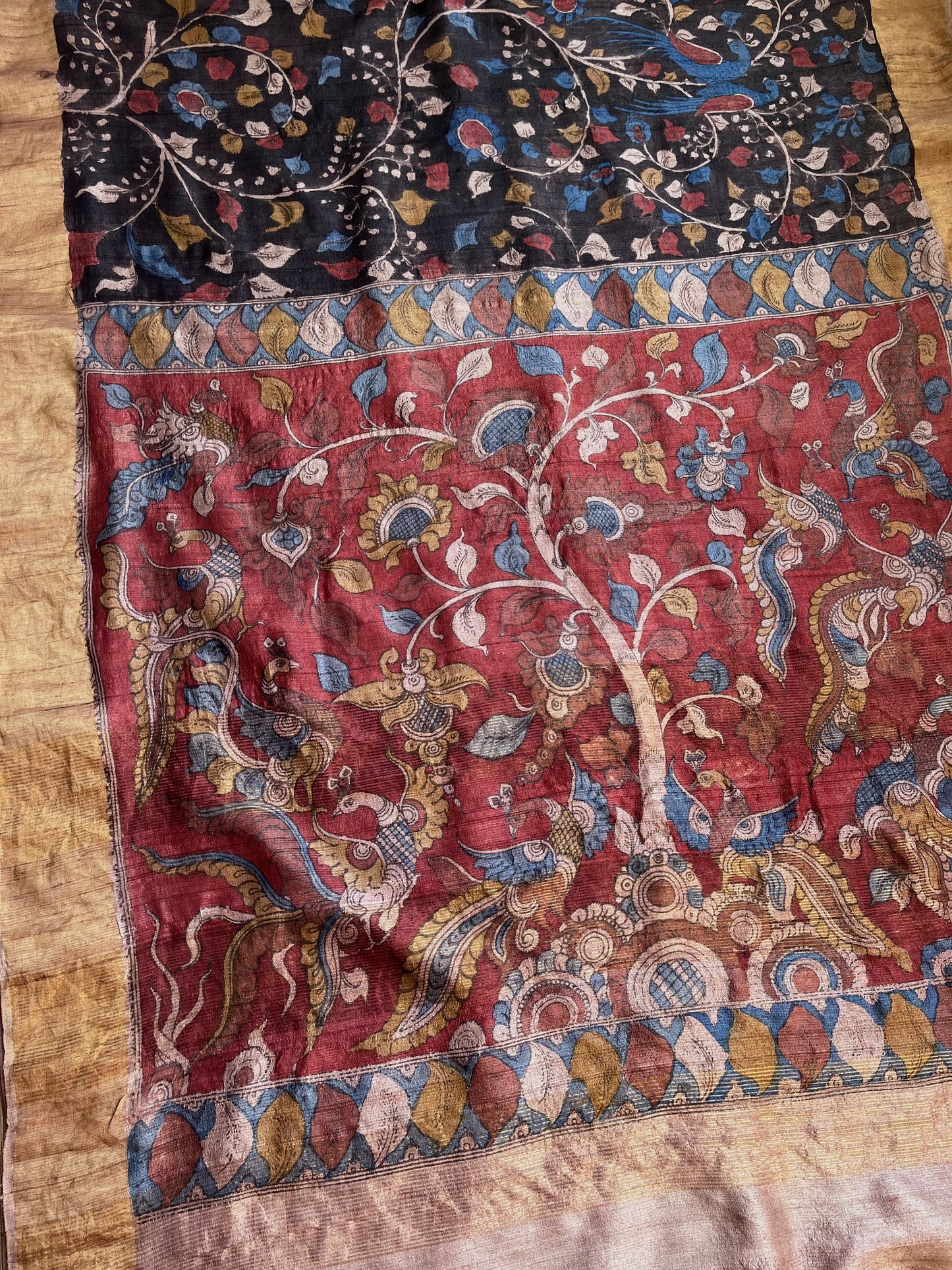 KALAMKARI SILK SAREE