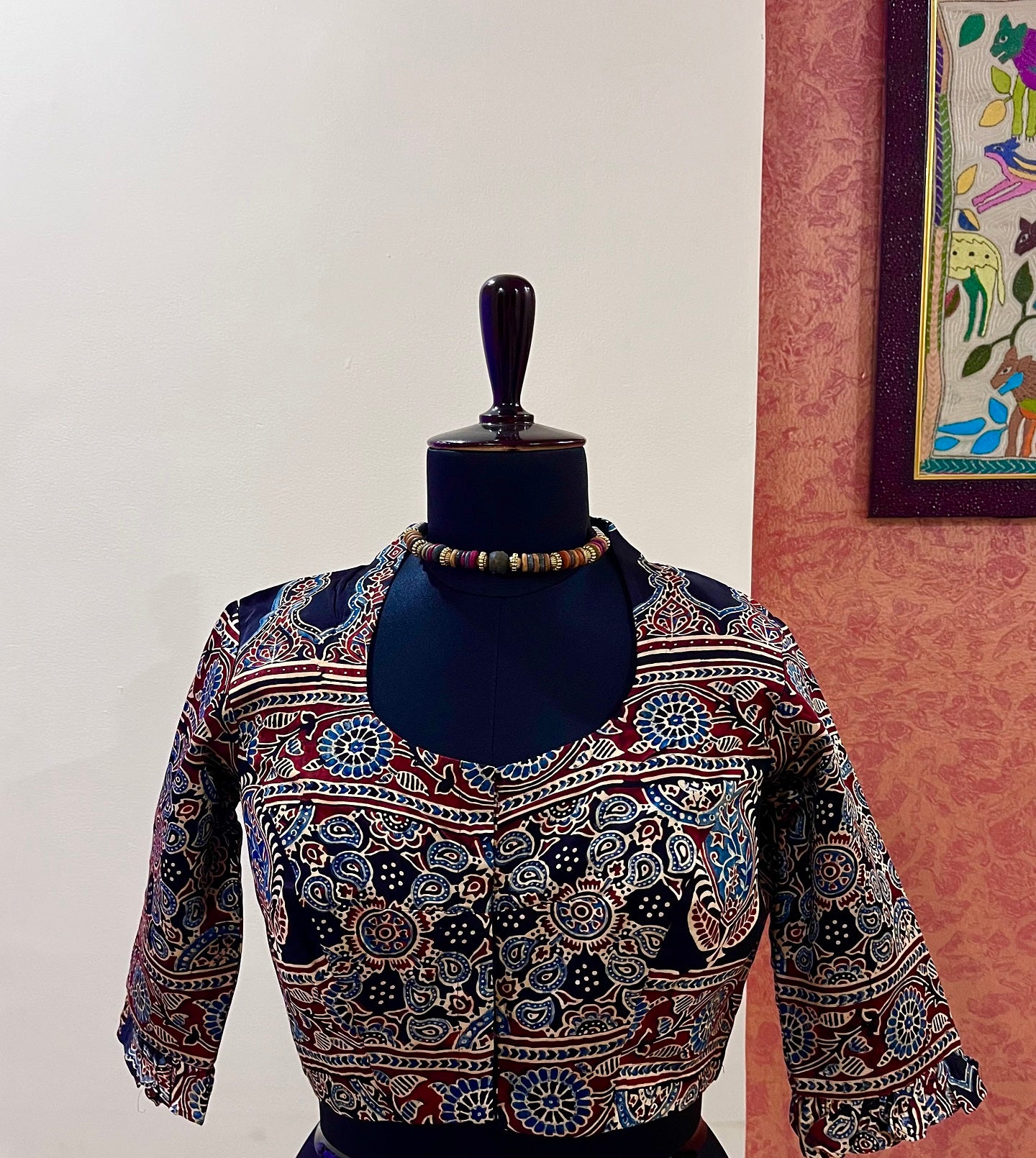 AJRAKH FABRIC BLOUSE