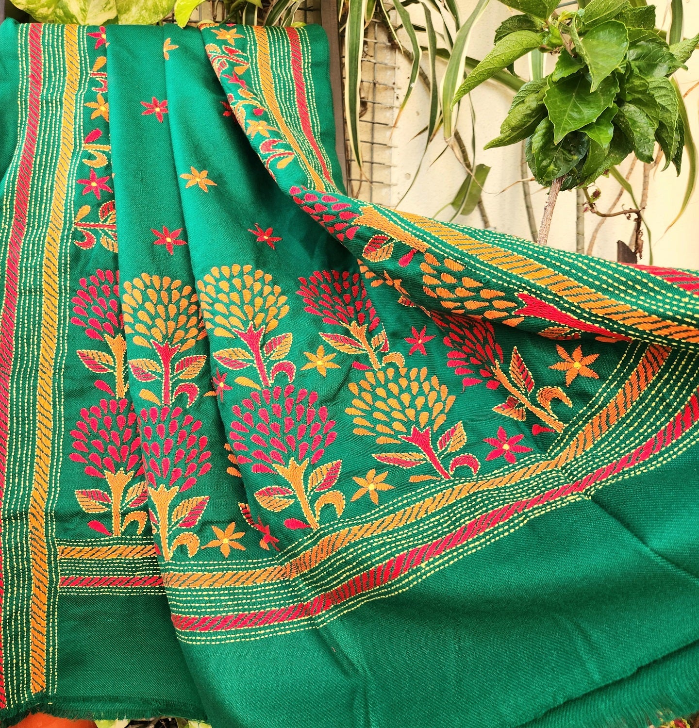 KANTHA WOOLEN SHAWL