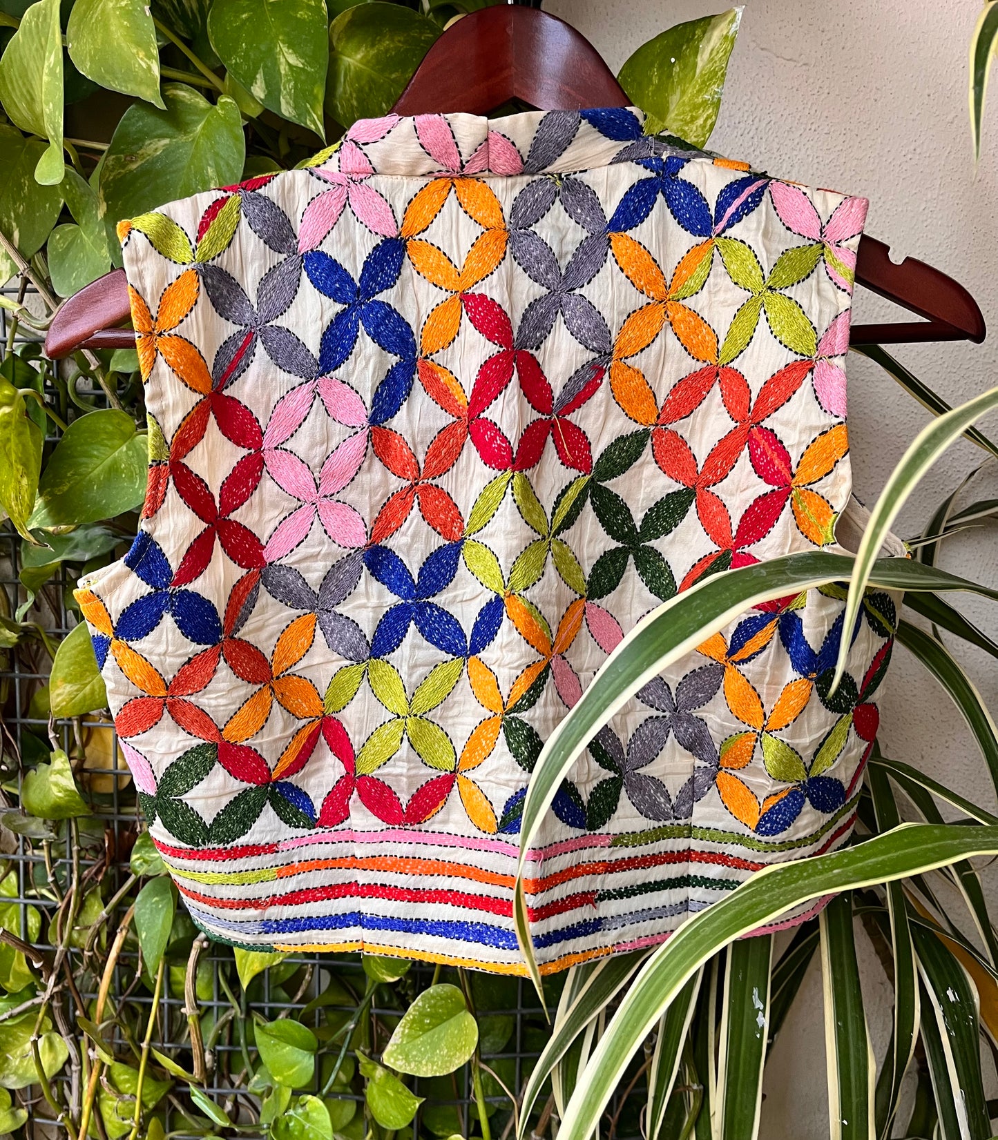 KANTHA FABRIC BLOUSE