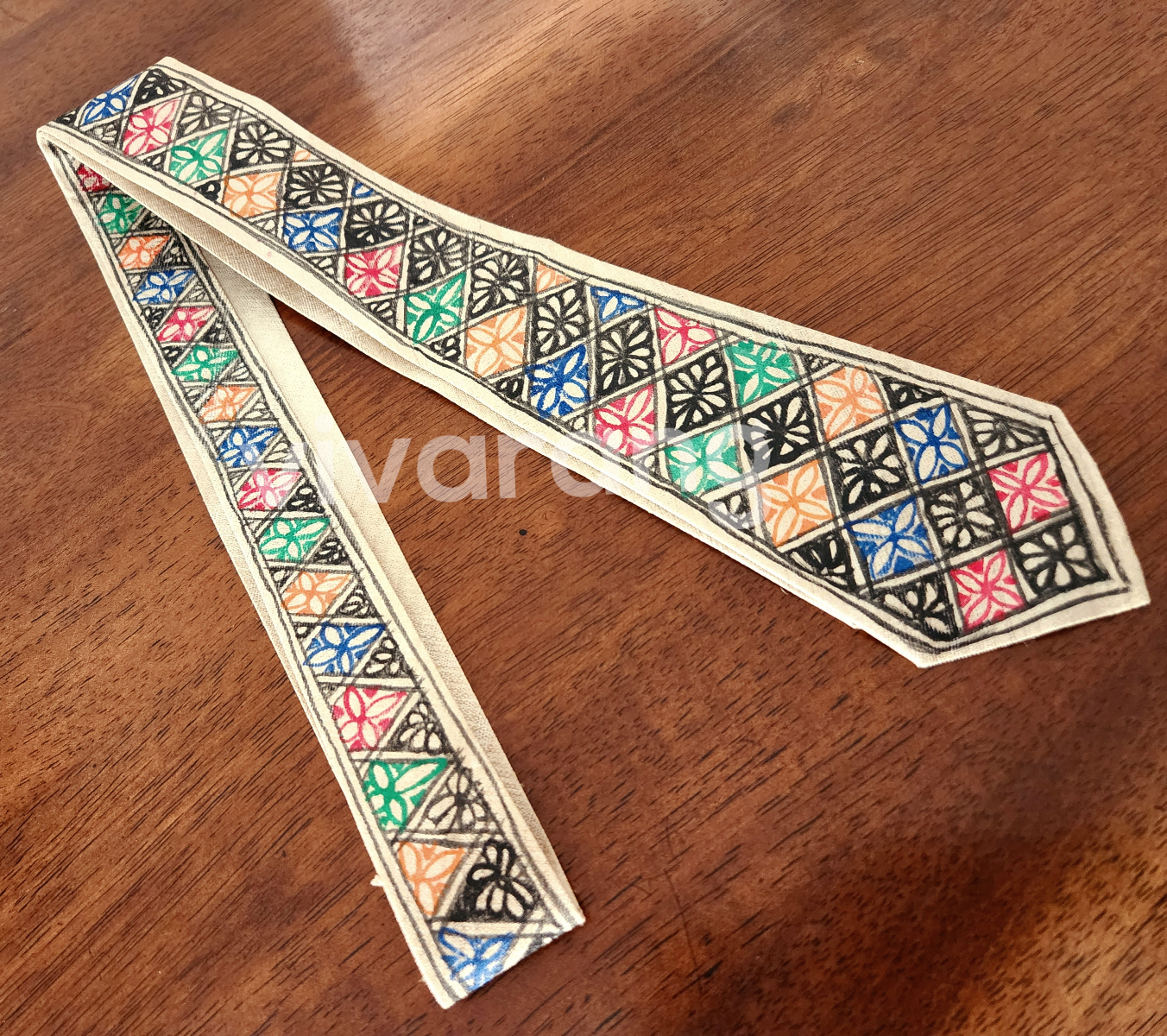 neck tie madhubani gift ideas wedding shopping silktie