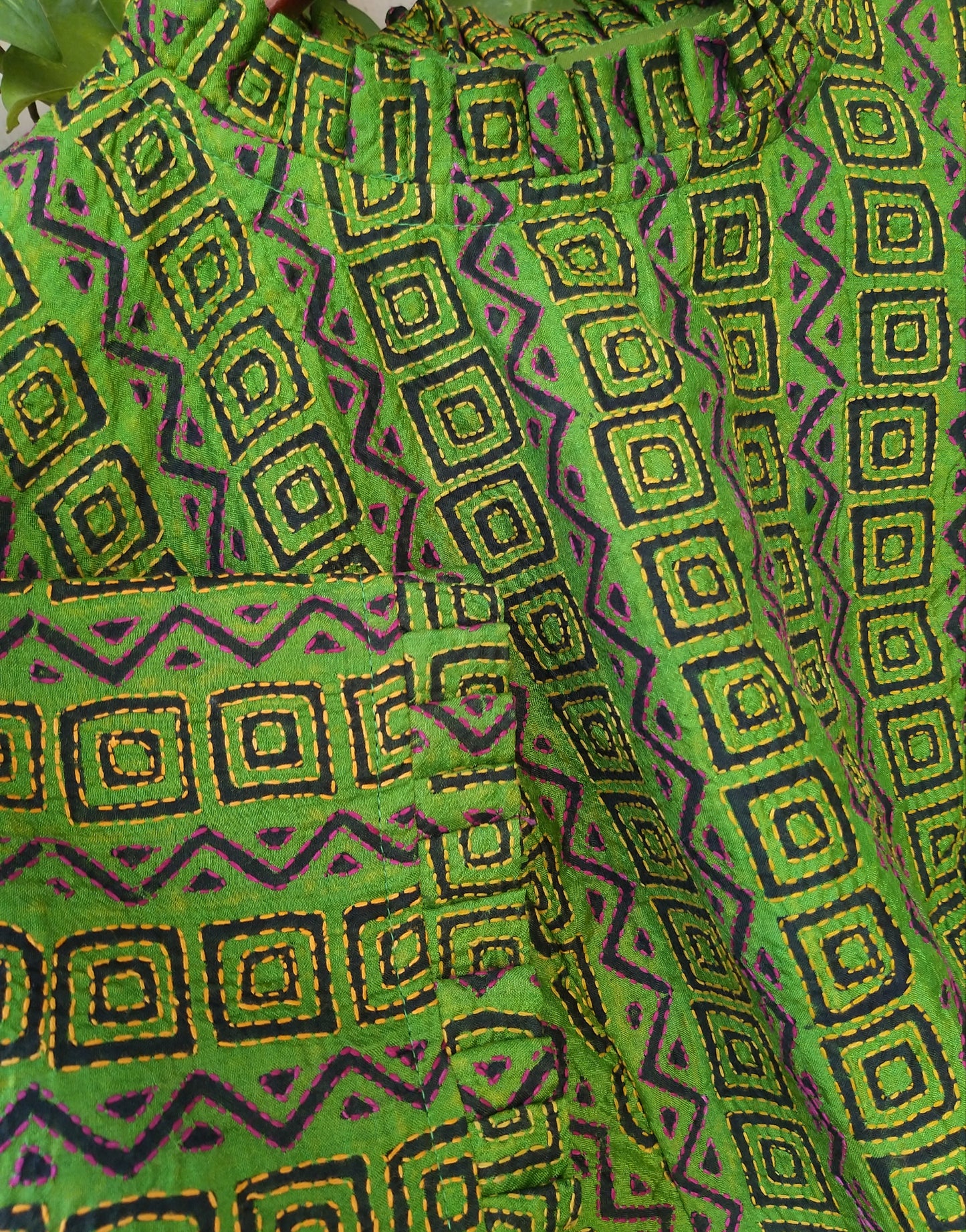 KANTHA FABRIC BLOUSE