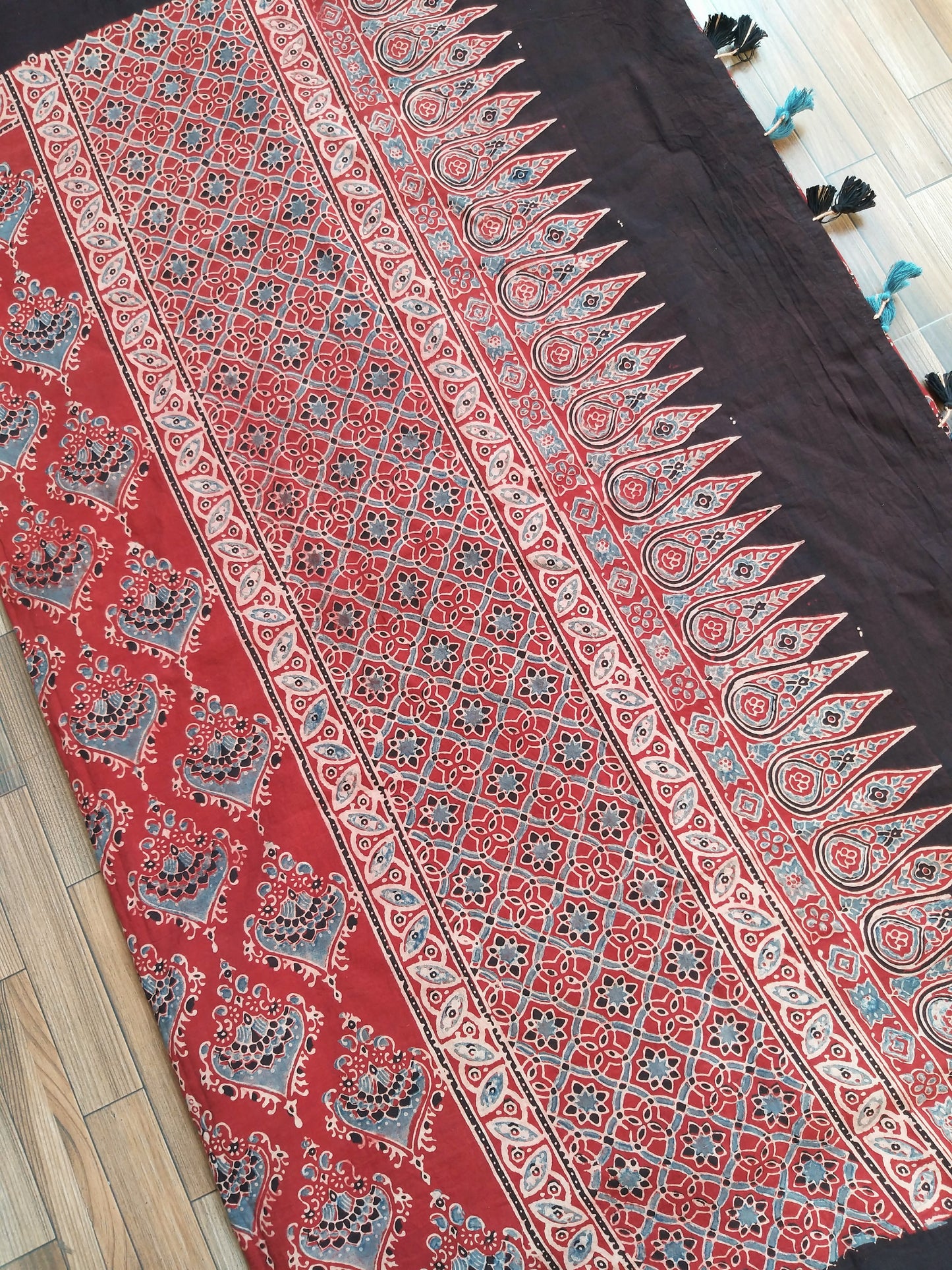 ajrakh dupatta cotton dupatta ajrakhdupatta red