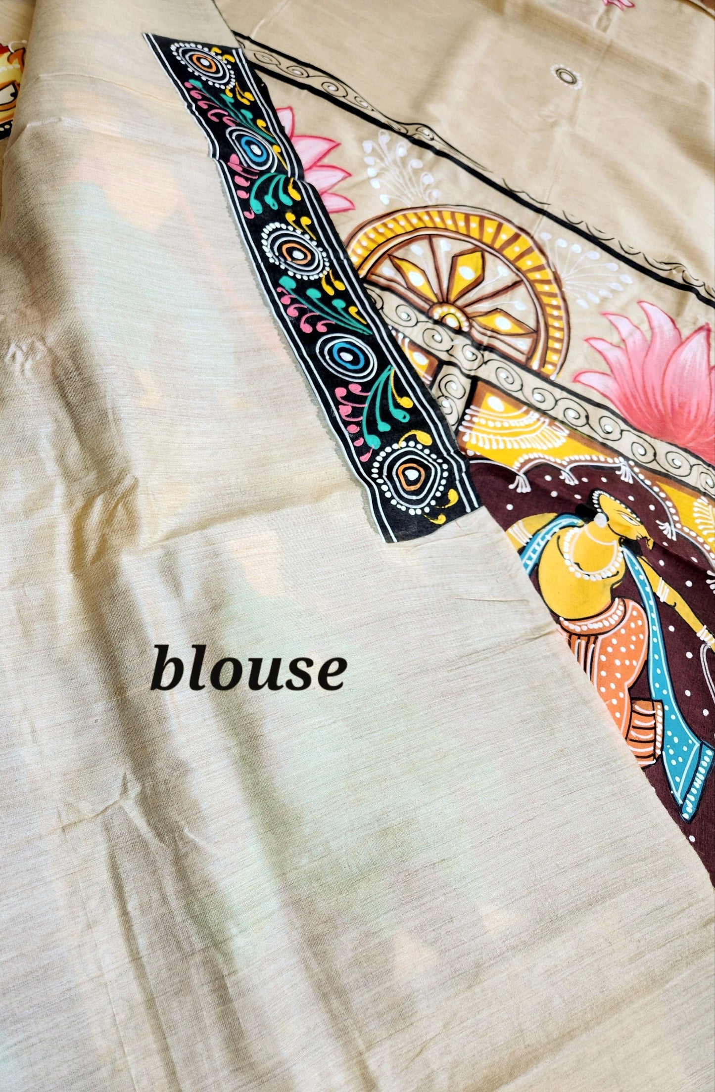 PATTACHITRA HANDPAINTED SAREE