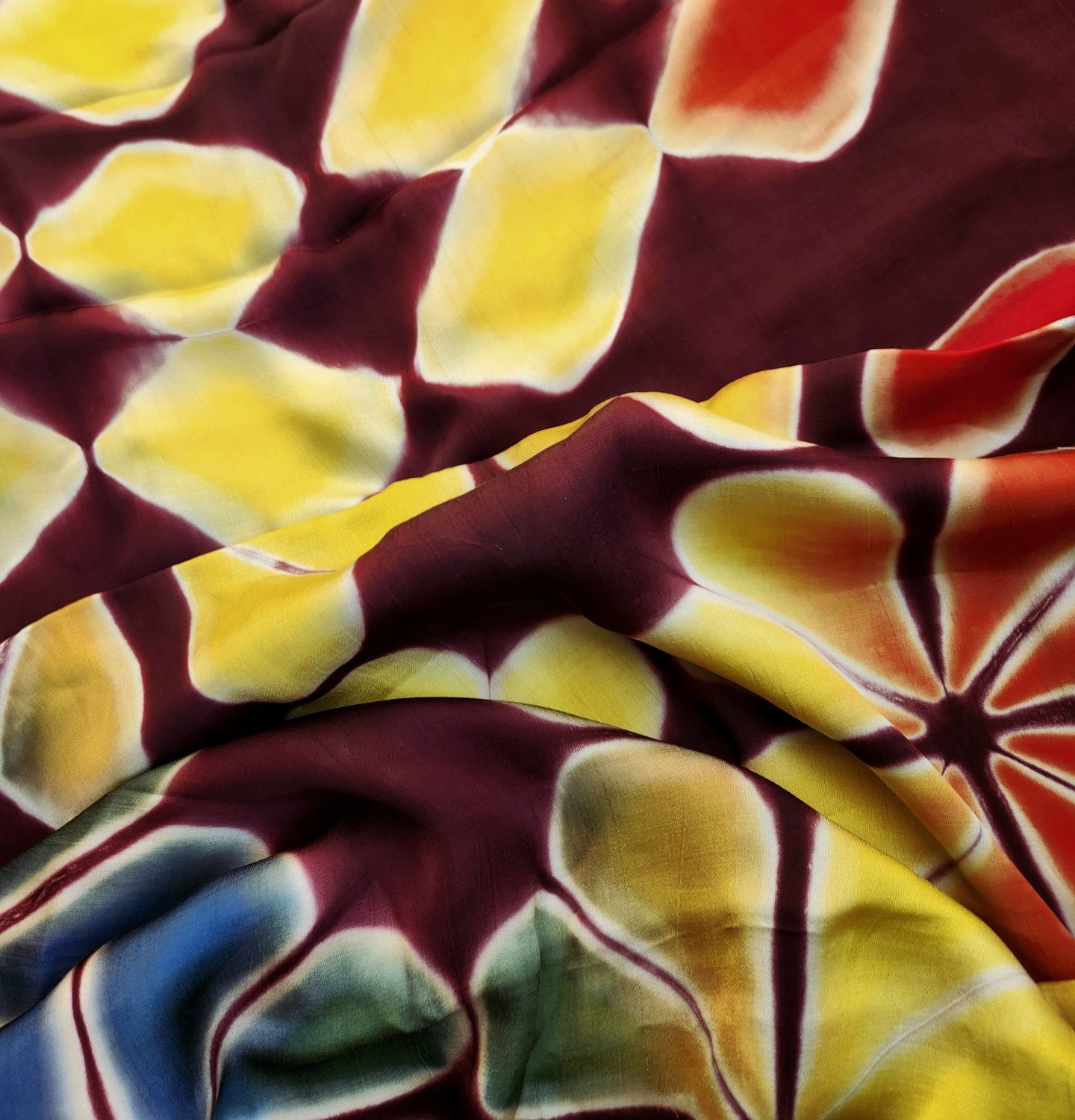 shibori saree silk saree officewear contemporary prints tiendye saree