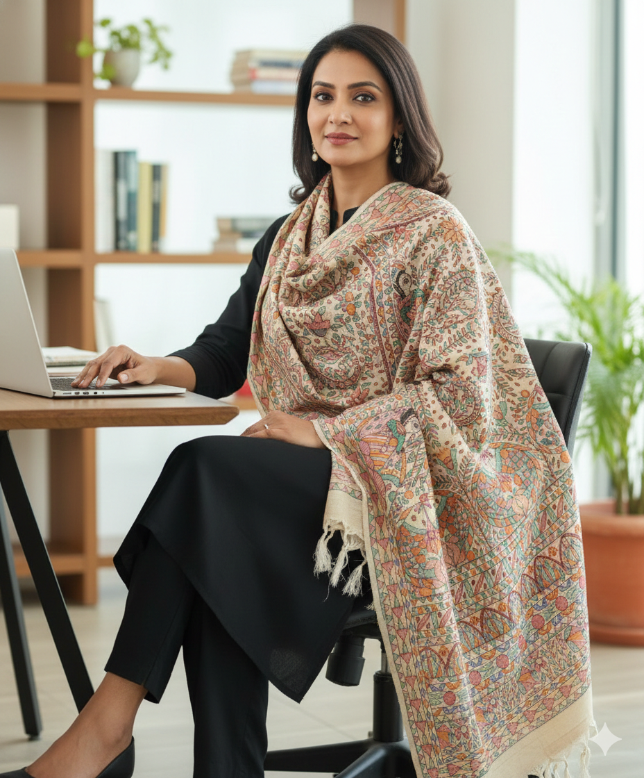 MADHUBANI SILK DUPATTA