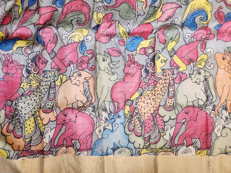 KALAMKARI SILK SAREE