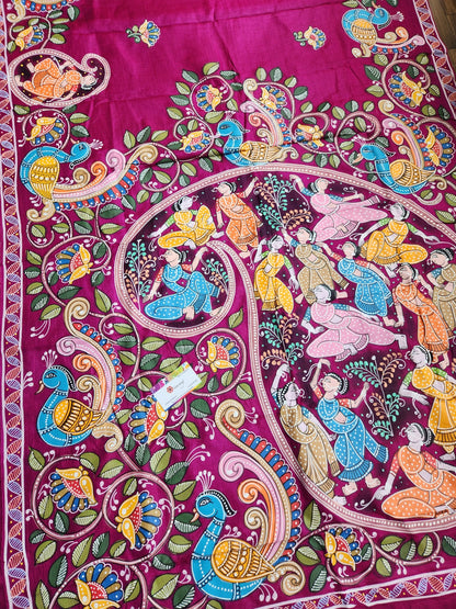 PATTACHITRA HANDPAINTED SAREE