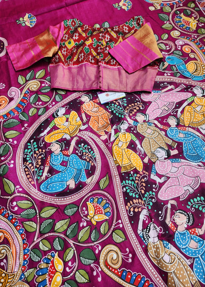 PATTACHITRA HANDPAINTED SAREE