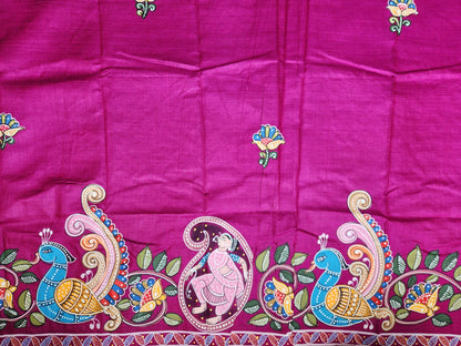 PATTACHITRA HANDPAINTED SAREE