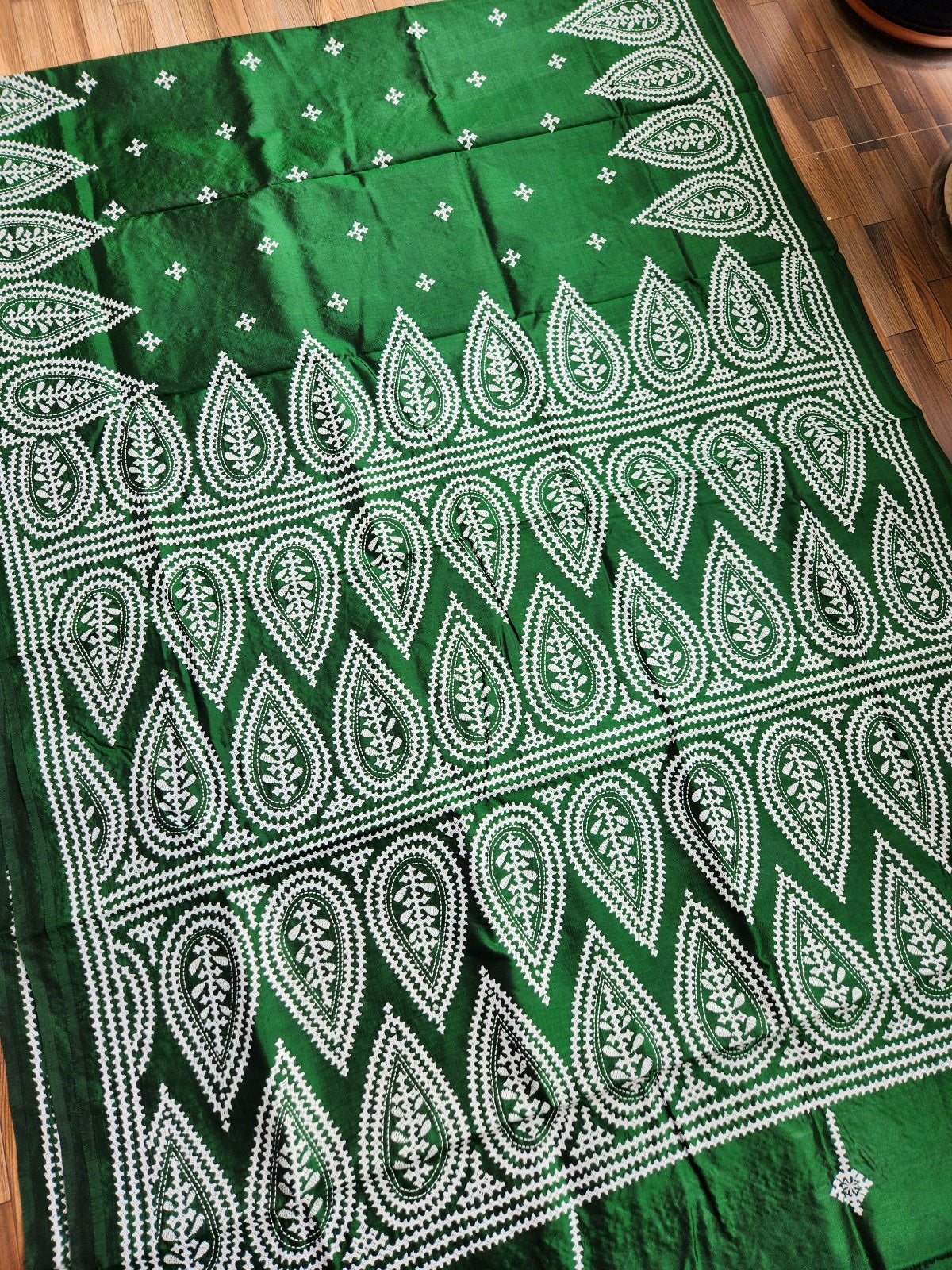 KUTCHWORK SILK SAREE