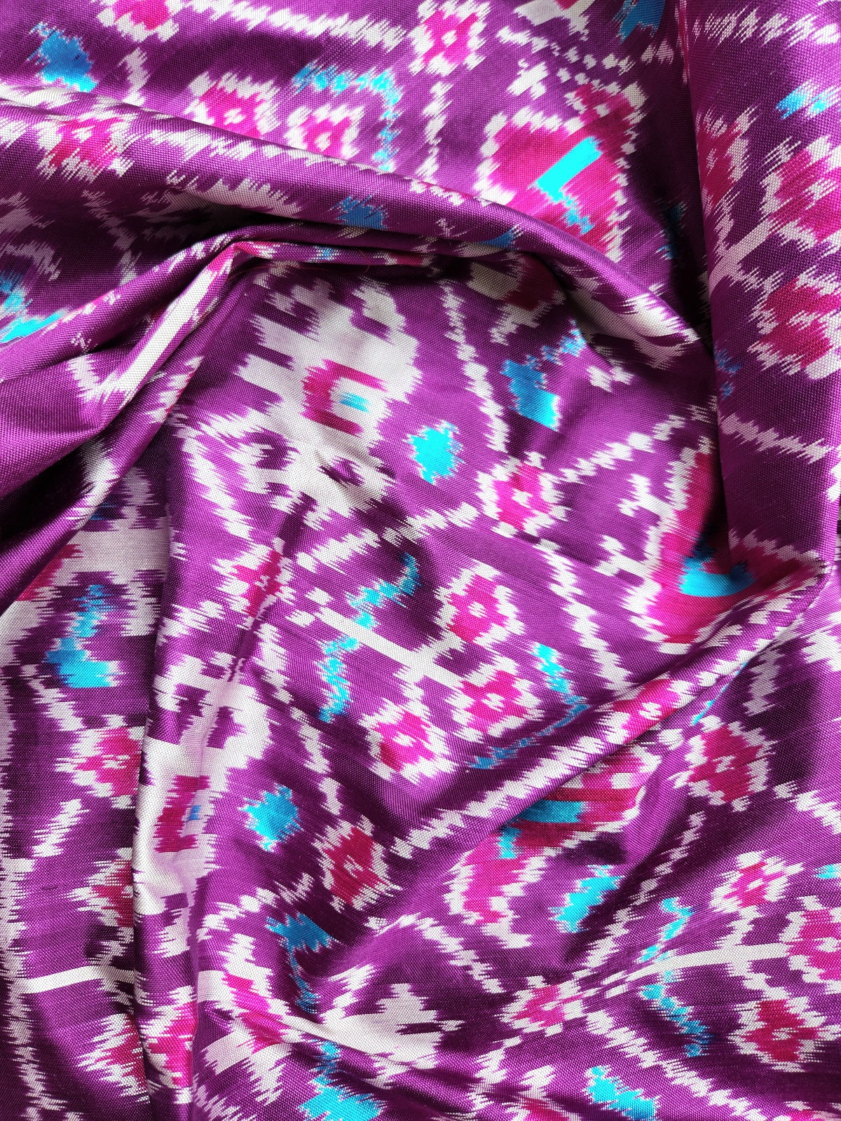 Patola Silk Dupatta Purple dupatta Handloom Indian gifts Wedding Shopping  ikat dupatta