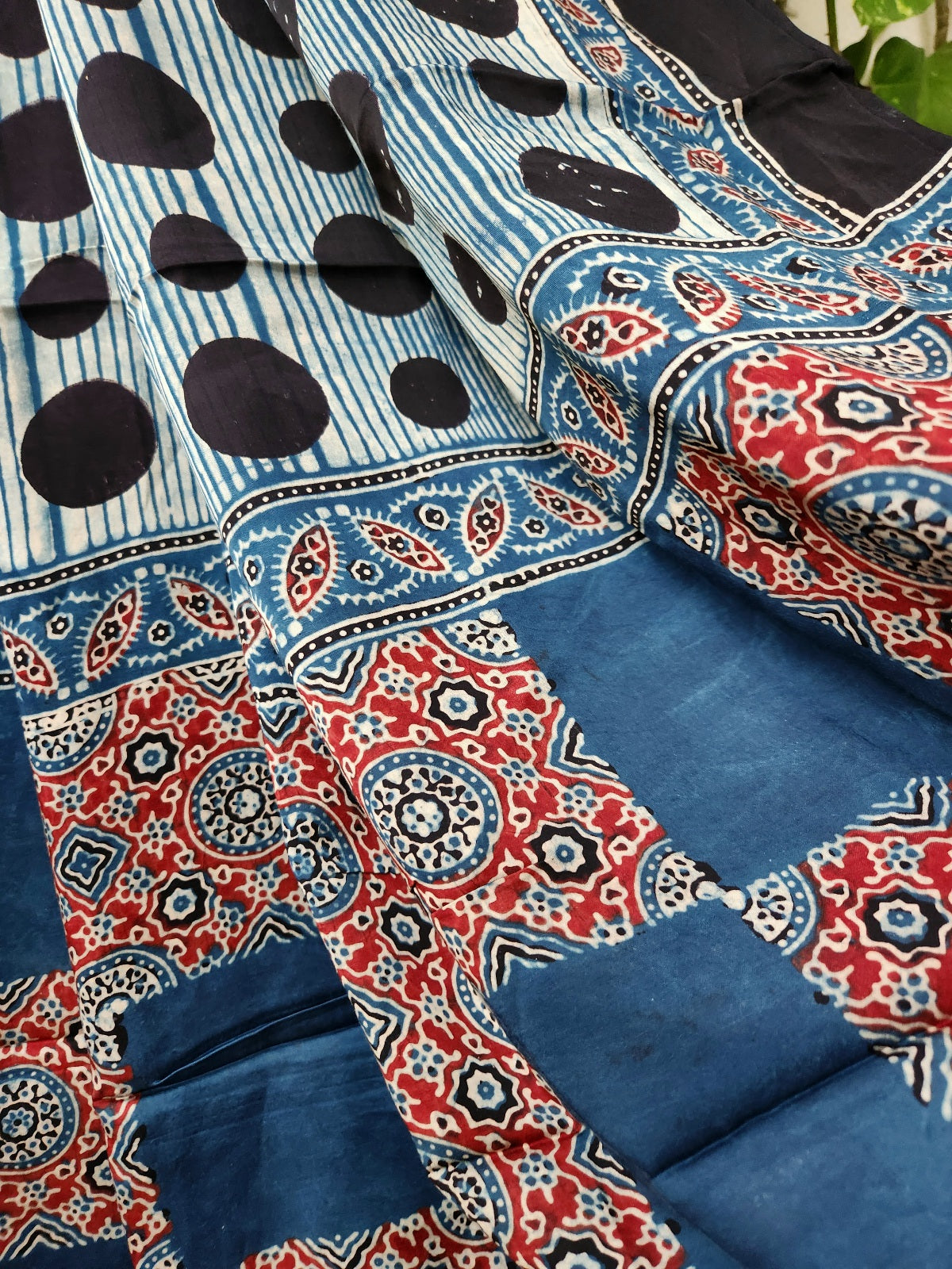 AJRAKH SILK DUPATTA