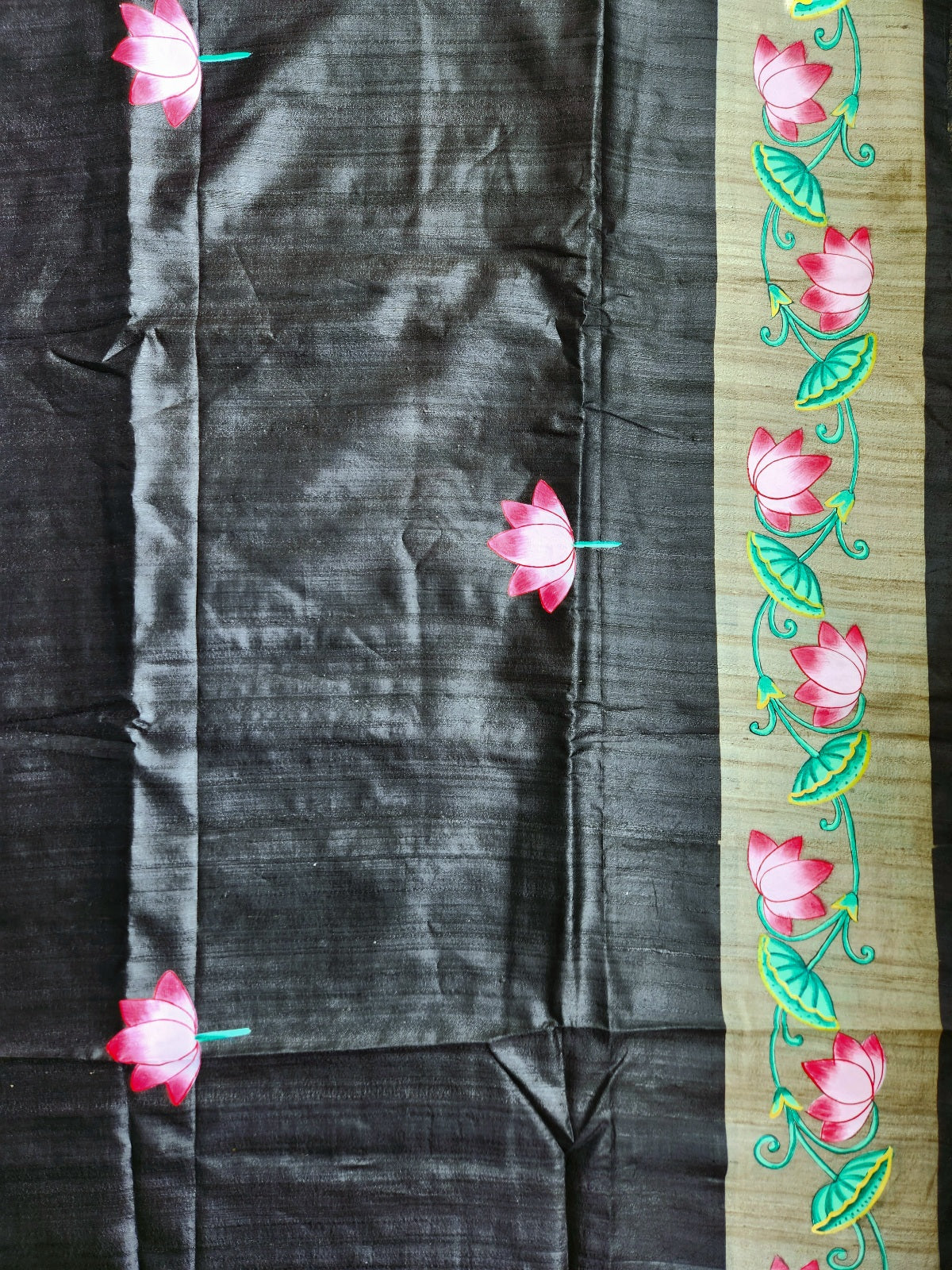 PICHWAI HANDPAINTED SAREE