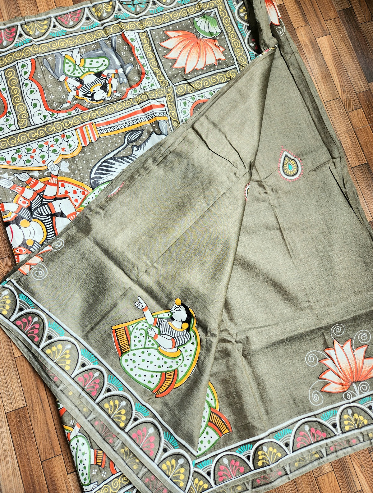 PATTACHITRA HANDPAINTED SAREE