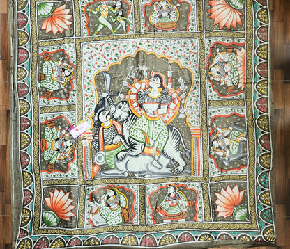 PATTACHITRA HANDPAINTED SAREE