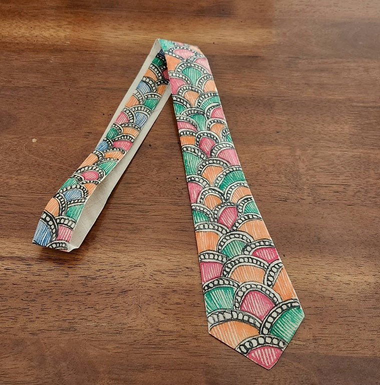 MADHUBANI HANDPAINTED TIE
