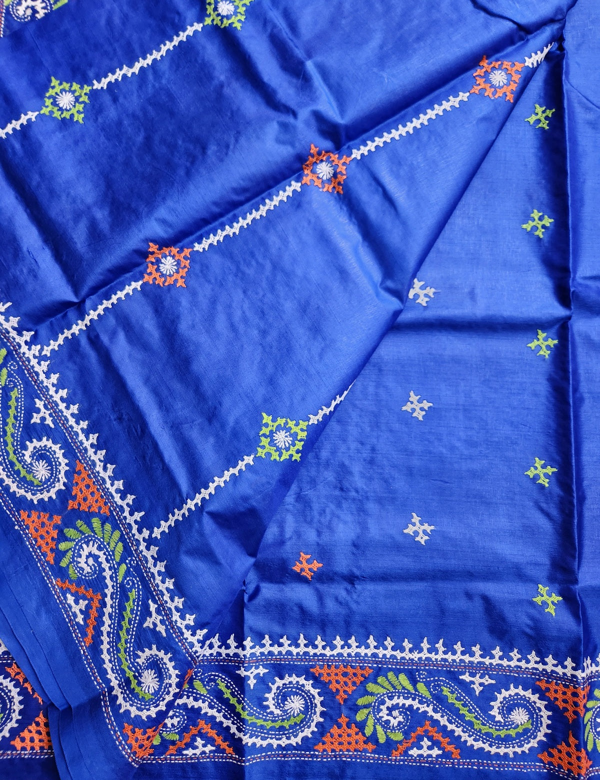 KUTCHWORK SILK SAREE