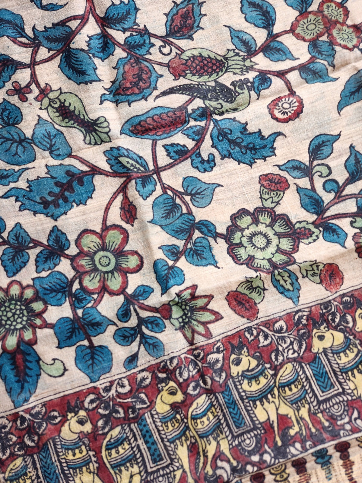 KALAMKARI SILK DUPATTA