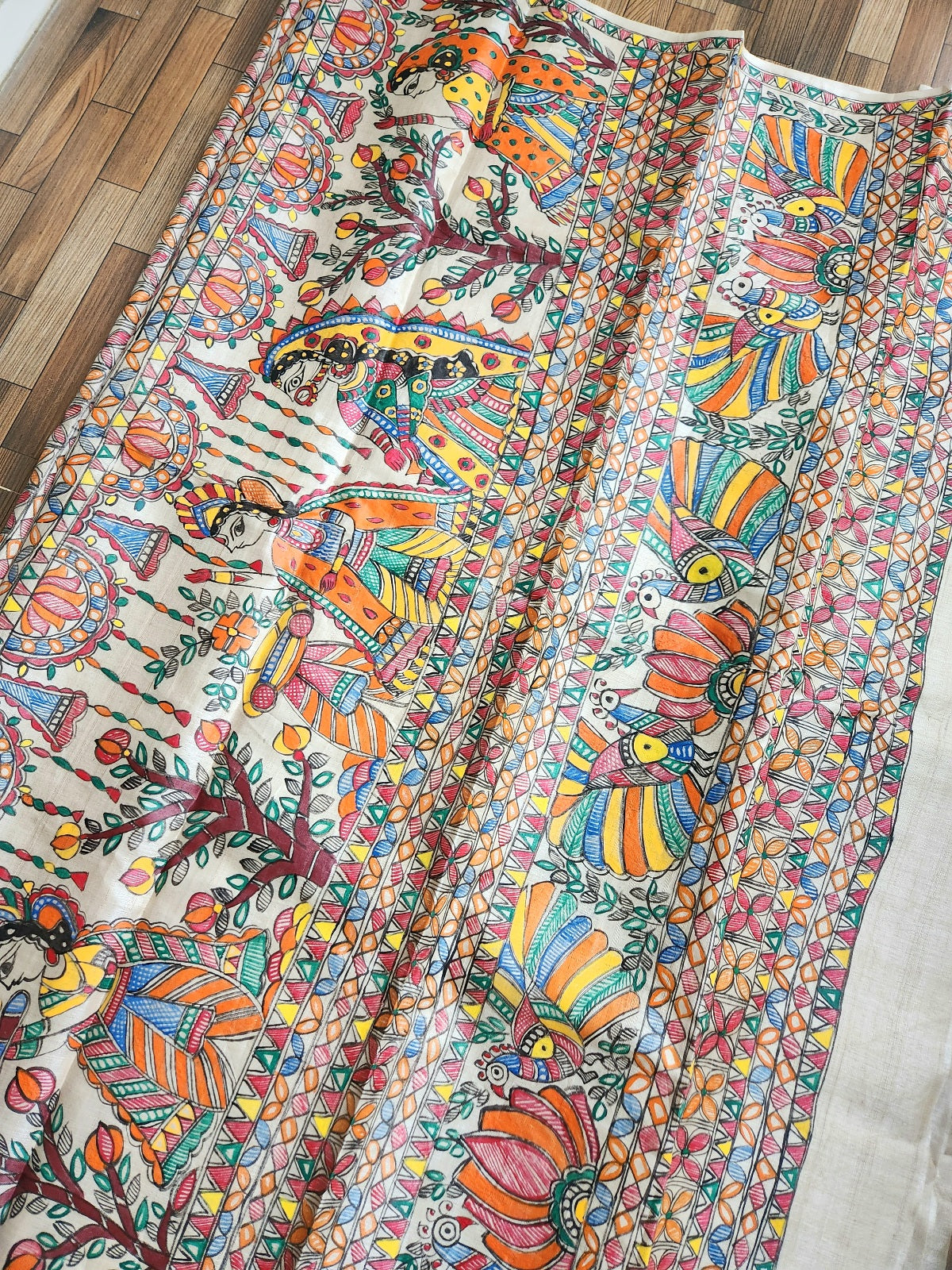 madhubani saree weddingshopping weddingsaree indianwedding weddingideas madhubanisaree