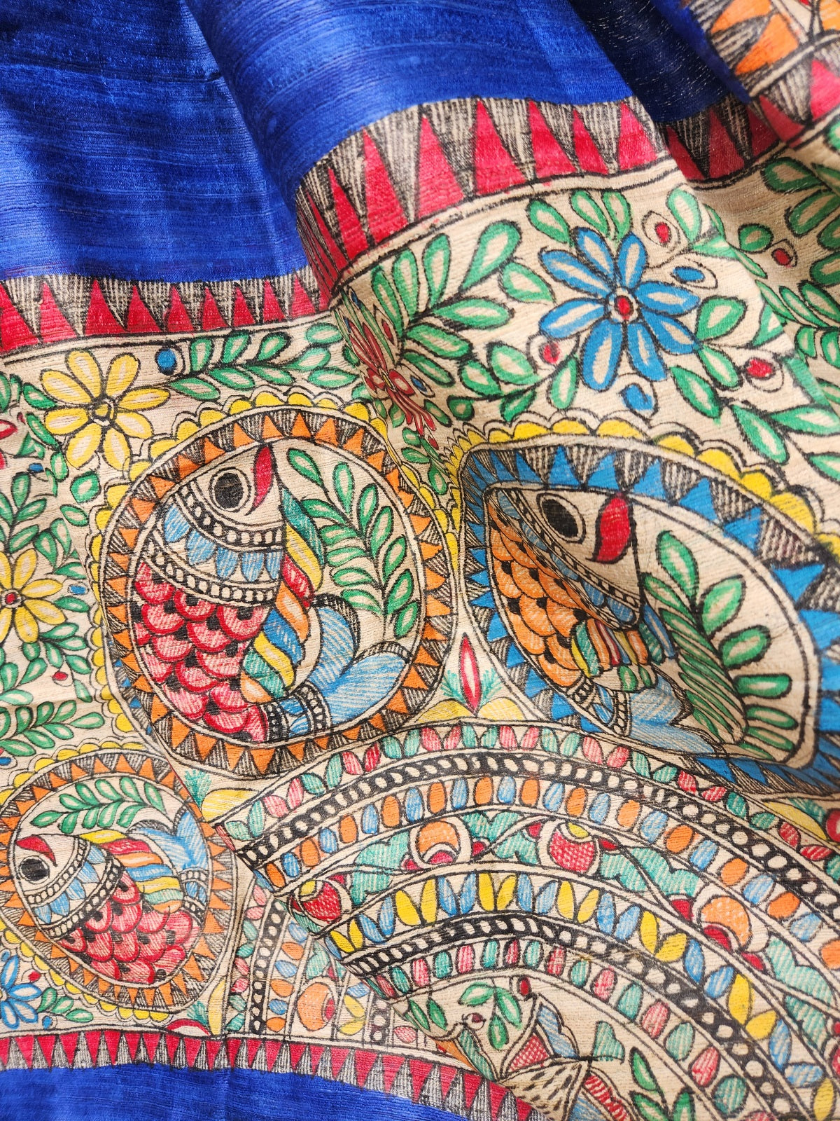 MADHUBANI DUPATTA - Matsya