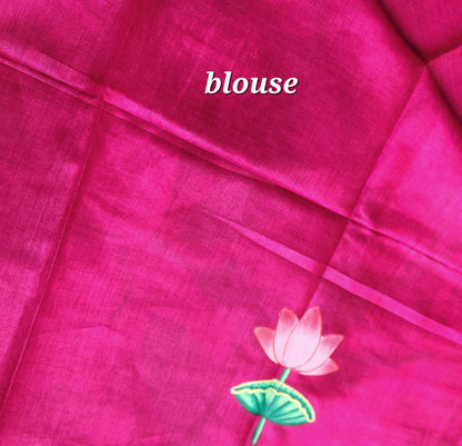sreenathji saree pichwai saree wedding shopping sarees Pink saree
