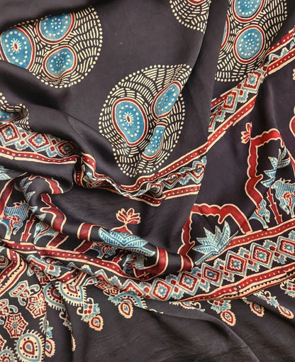 AJRAKH SILK DUPATTA