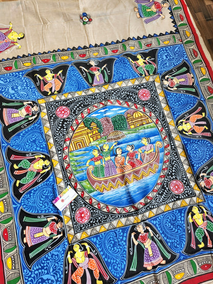 PATTACHITRA HANDPAINTED SAREE