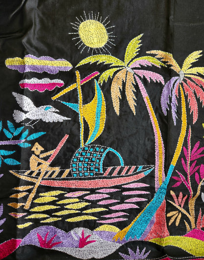KANTHA SAREE  - NAAVIK
