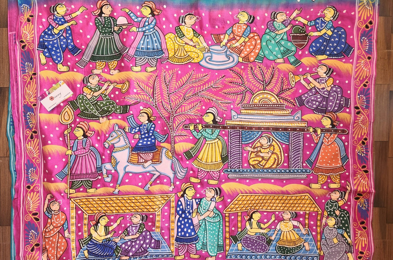 PATTACHITRA HANDPAINTED SAREE